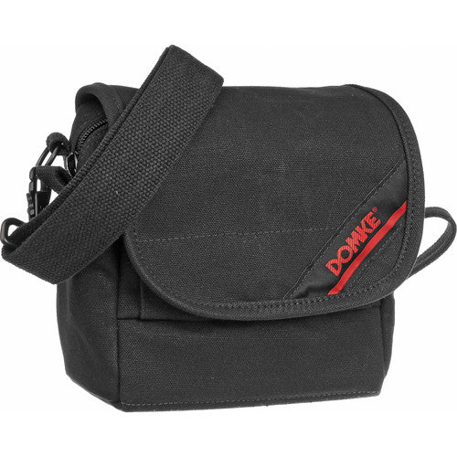 Domke F 5XA Small Shoulder and Belt Bag for Photographers - Compact Camera Bag (Black) - Perfect for Travel, Hiking & Everyday Use