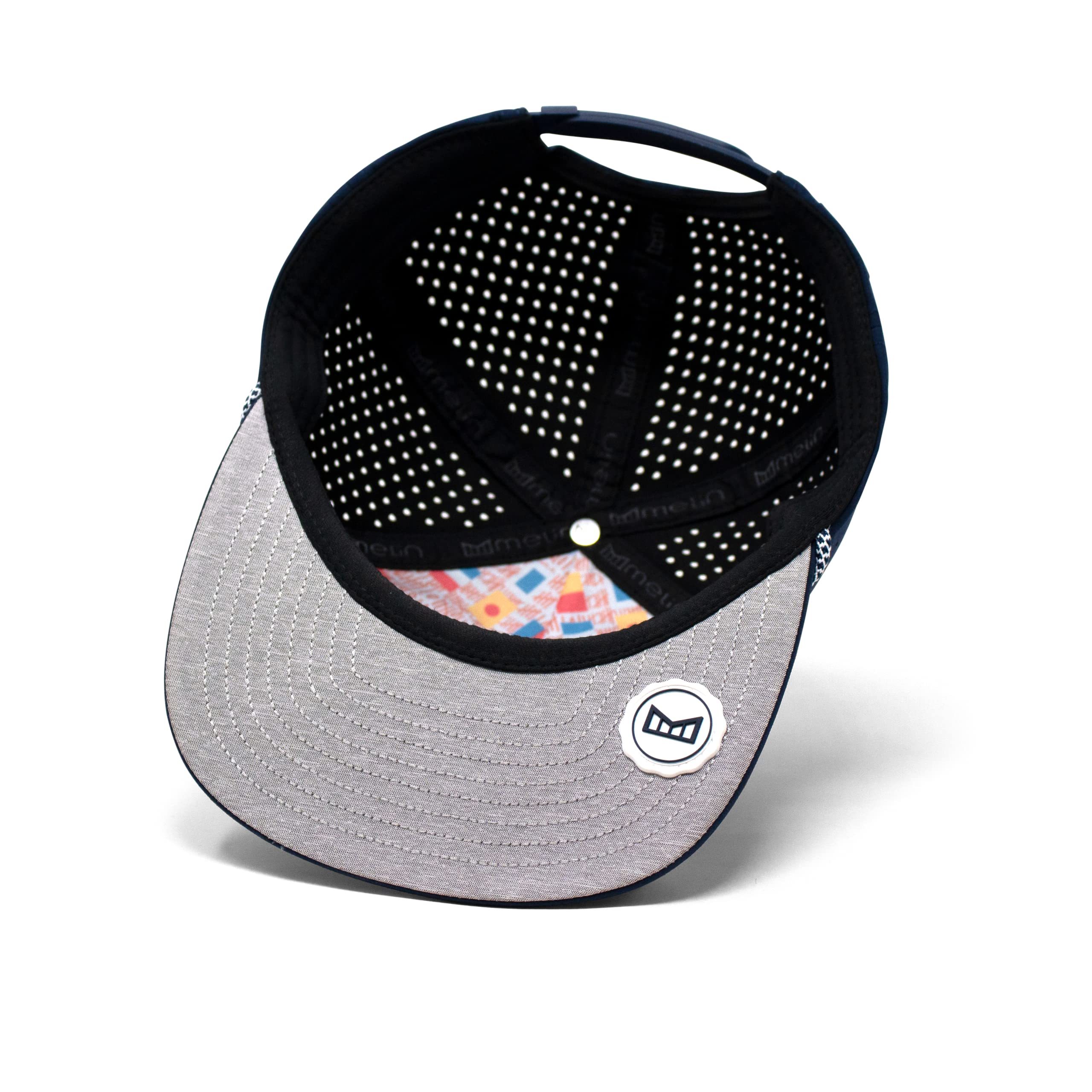 **Melin Coronado Anchored Hydro Snapback Hat - Water-Resistant Baseball Cap for Men & Women - Perfect for Golf, Running, Workout & Outdoor Activities**