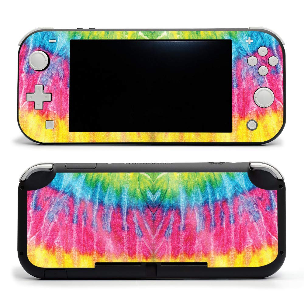 MightySkins Glossy Glitter Skin for Nintendo Switch Lite - Tie Dye 2 | Protective Durable High-Gloss Vinyl Cover | Easy to Apply & Remove | Made in USA | Perfect for Gaming Protection & Customization (GL-NISWILIT-Tie Dye 2)