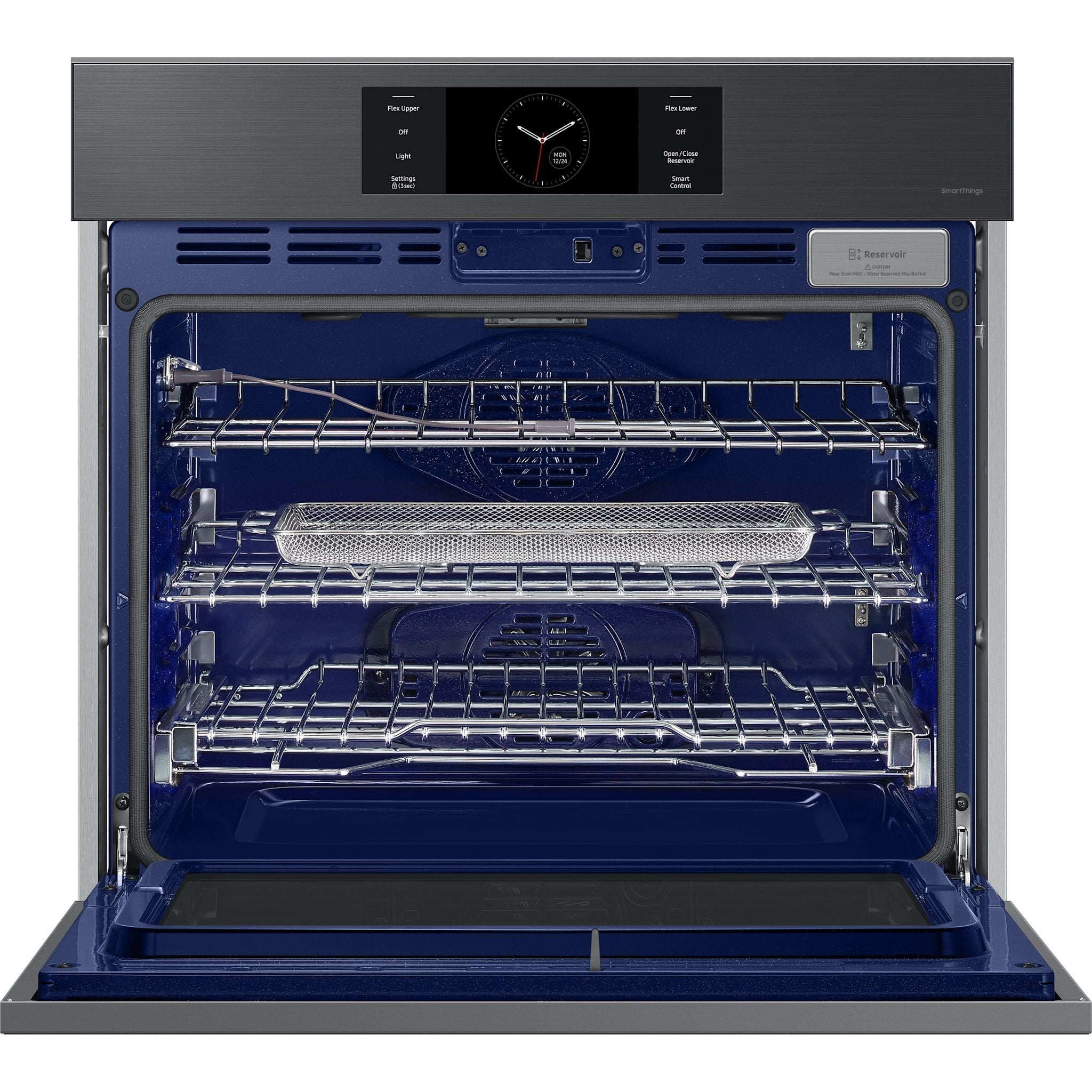 Samsung 30 Inch True Convection Wall Oven (NV51CG700SMTAA) - Matte Black Stainless Steel | Built-in Smart Oven with WiFi & Air Fry | Perfect for Baking, Roasting & Air Frying in Modern Kitchens