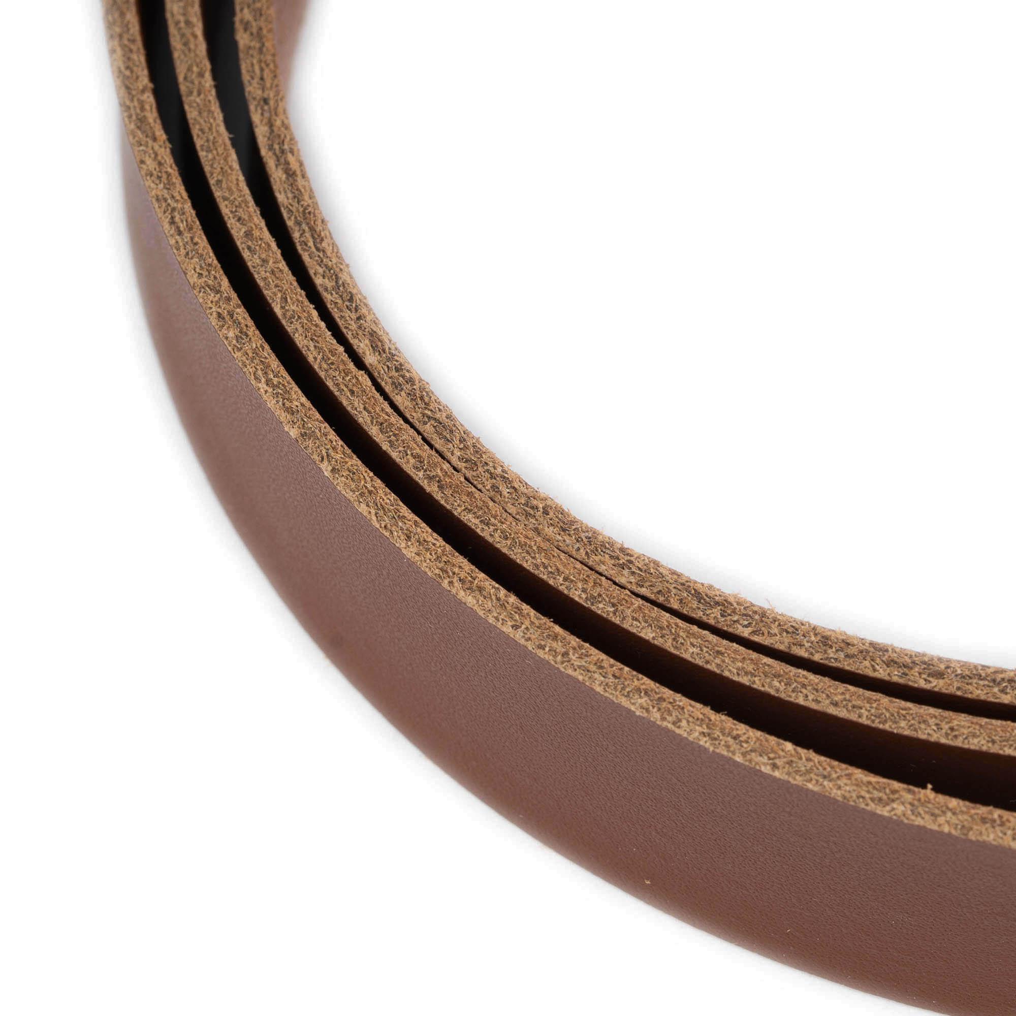 2.5 cm Brown Tan Leather Belt Strap Replacement for Versace Buckles - High-Quality Genuine Leather Belt for Men & Women, Perfect for Casual, Office & Formal Wear