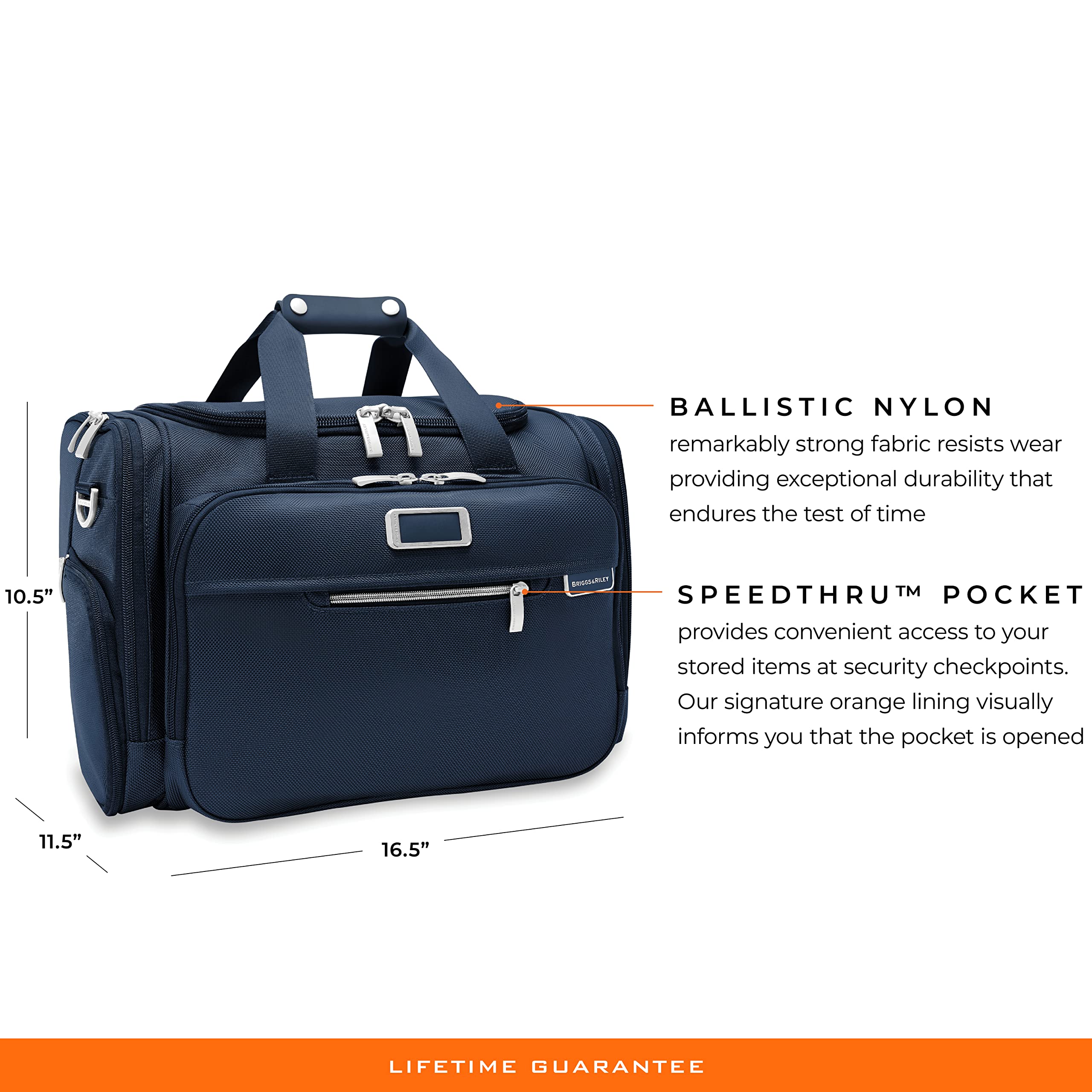 Briggs & Riley Premium Travel Duffel Bag - Durable Carry-On Luggage for Gym, Weekend Trips & Business Travel | Water-Resistant & Spacious Design