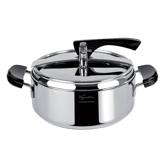 LAGOSTINA 3.5L Pressure Cooker - Stainless Steel, Blemished Packaging with Full Warranty (Model 8900520844) - Perfect for Quick Meals, Soups & Family Cooking
