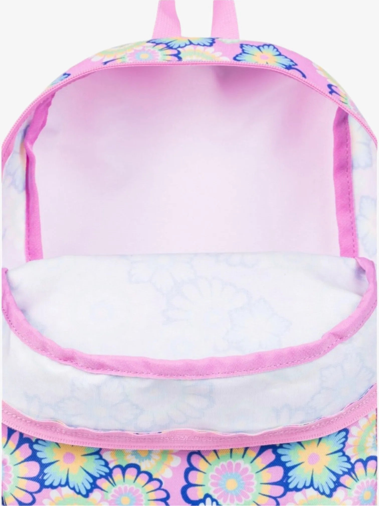 ROXY Always Core Floral Pink Backpack for Women - Stylish & Durable Daypack for School, Travel, and Outdoor Adventures