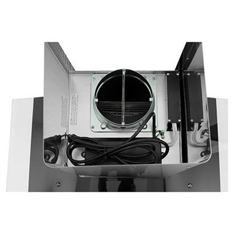 30 Inch Tornado II 600 CFM Wall Mount Range Hood with Glass Canopy - Powerful Kitchen Ventilation for Smoke, Odor & Grease Removal - Perfect for Modern Kitchens & Cooking Enthusiasts