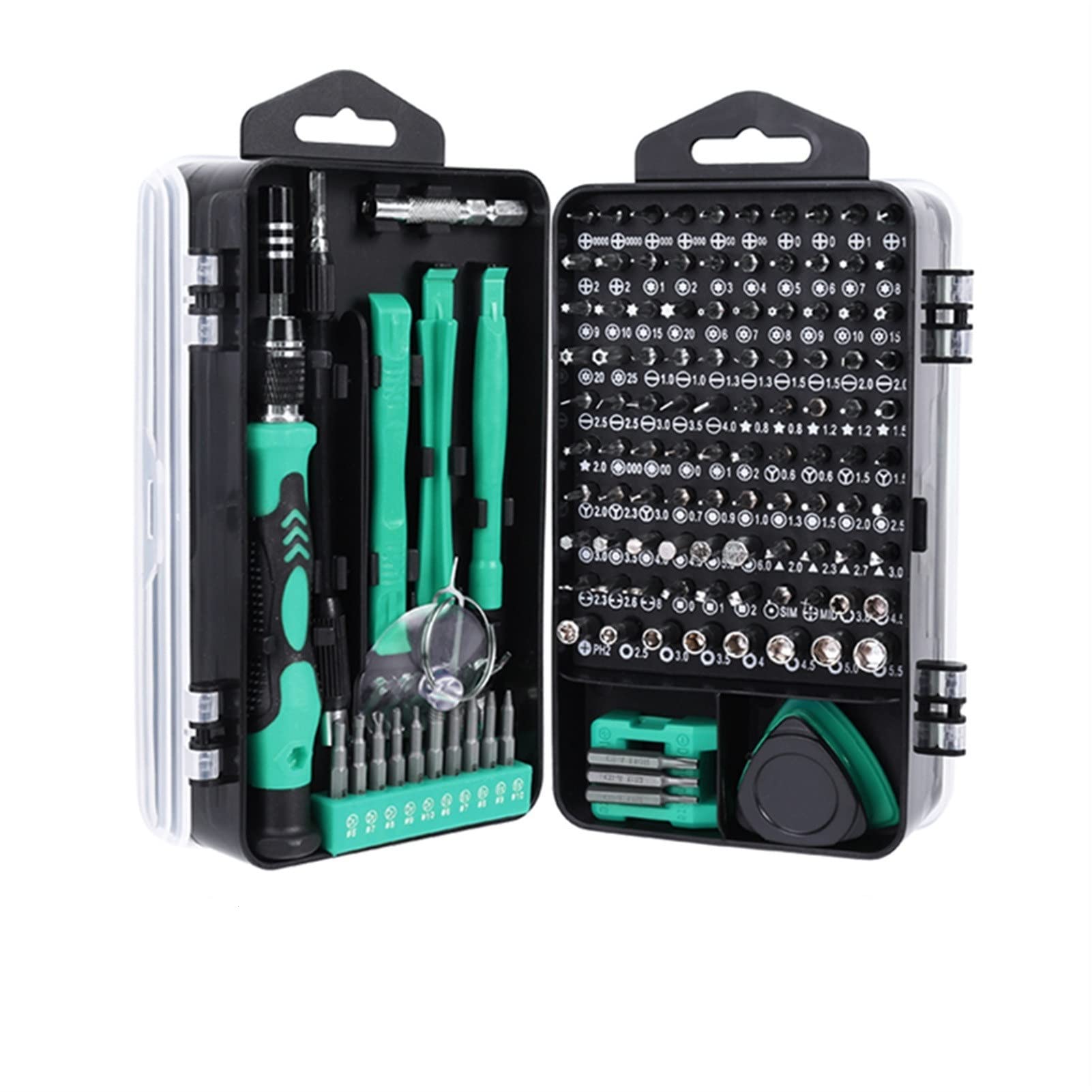 Precision 138-in-1 Magnetic Screwdriver Kit - for DIY, Phone & PC Repair (Green)