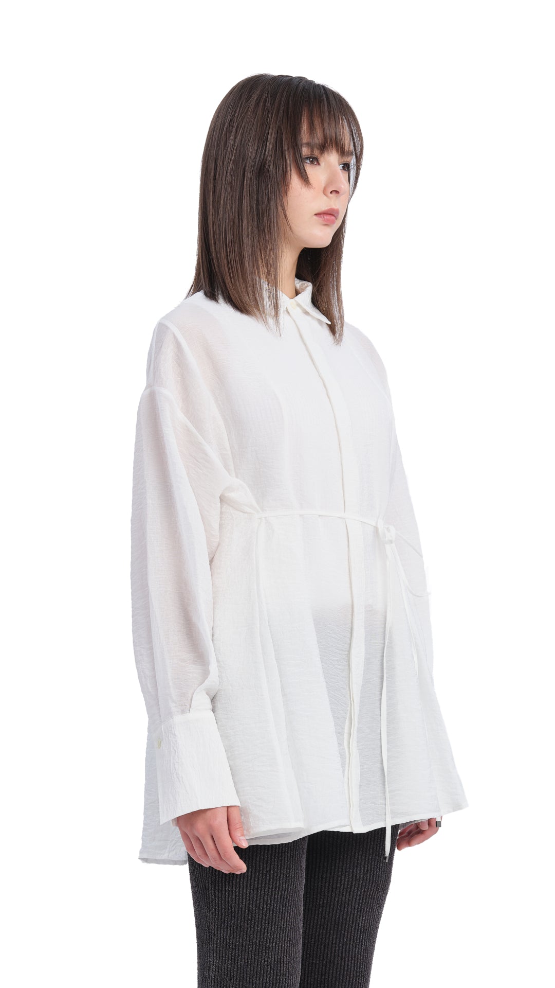 Elegant Pleated Flare Shirt for Women - Stylish Casual & Office Wear - Perfect for Work, Dates & Special Occasions