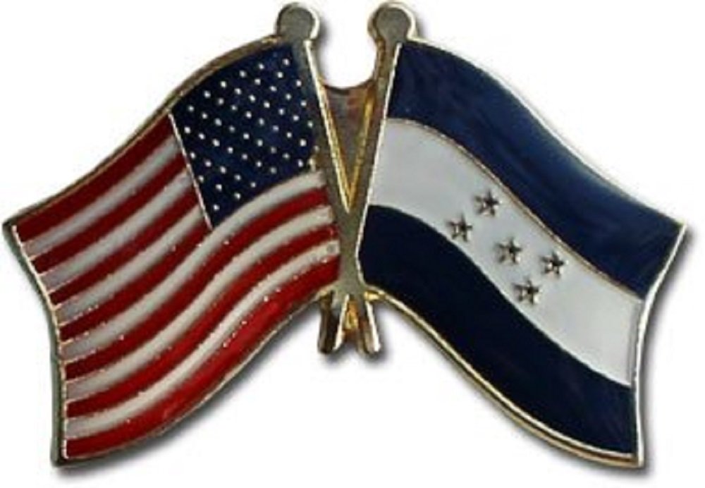 Pack of 3 USA & Honduras Flag Bike Hat Lapel Pins - Patriotic Cycling Accessories for Bikers, Motorcyclists & Outdoor Enthusiasts