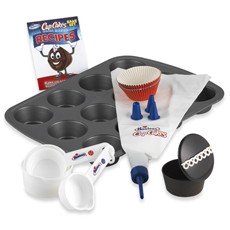 Premium Cupcake Baking Set - 24-Piece Non-Stick Bakeware Kit for Perfect Cupcakes & Muffins | Ideal for Home Baking, Parties & Gifts