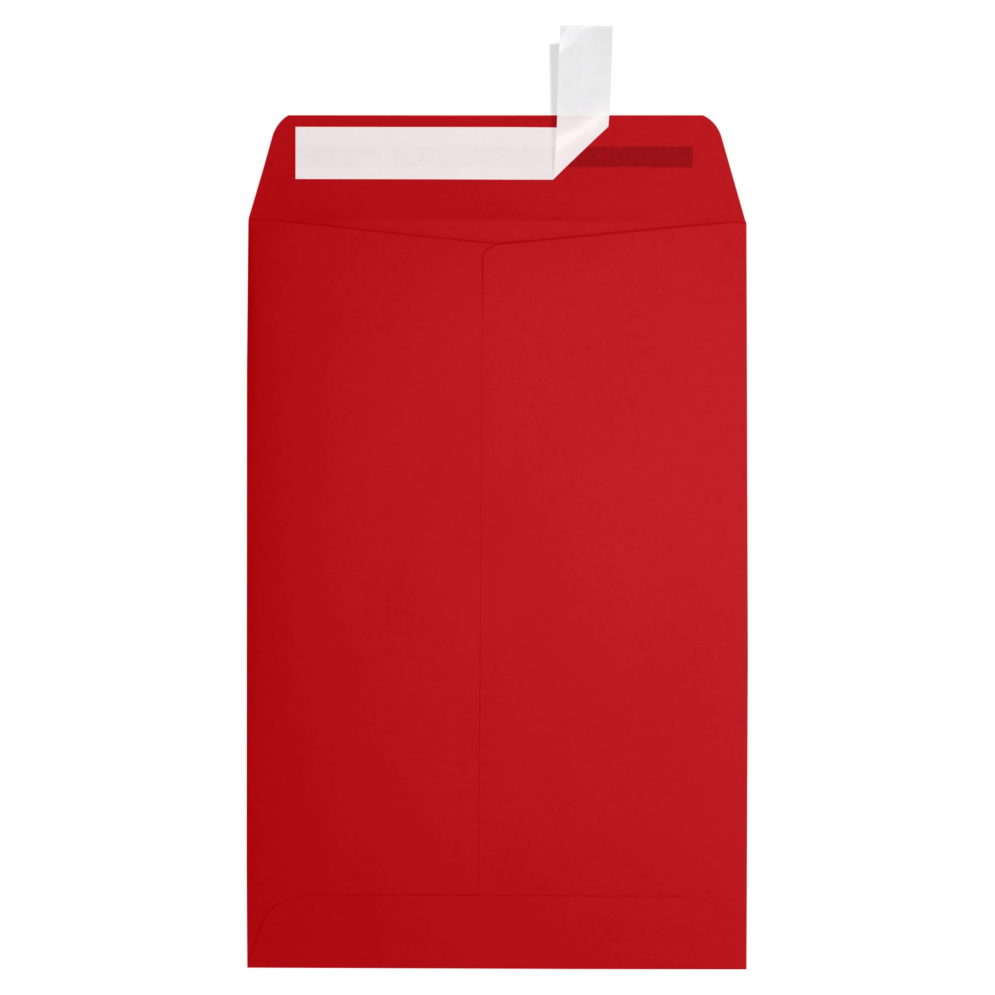 LUXPaper 6 x 9 Inch Open End Envelopes - Self Seal Peel & Press Envelopes, Ruby Red Color, 80lb Text Weight, Pack of 1000 - Perfect for Business Mailings, Wedding Invitations & Office Correspondence