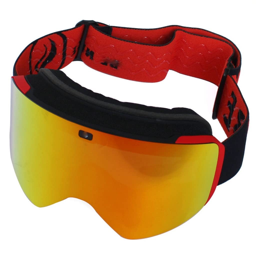CUJUX Magnetic Double Layer Polarized Ski Goggles - Anti-Fog UV400 Protection Snowboard Goggles for Men & Women - Perfect for Skiing, Snowboarding & Winter Sports (Color: D)