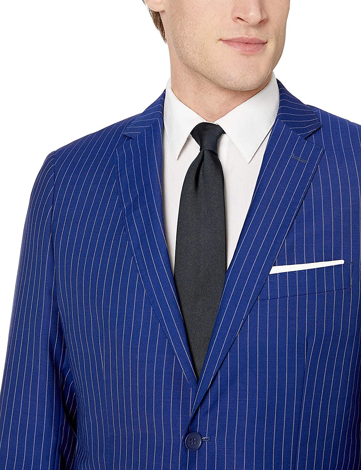 Adam Baker Men's Modern Fit 100% Wool Two-Piece Notch Lapel Suit - Premium Business Attire for Weddings, Interviews & Formal Events