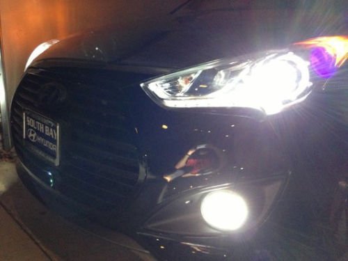 Brand White Angel Eye Halo Fog Lights for Hyundai Veloster Turbo - High Performance LED Fog Lights with DRL Function - Perfect for Night Driving & Off-Road Adventures