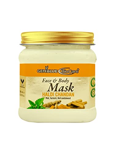Gemblue Biocare Haldi Chandan Mask