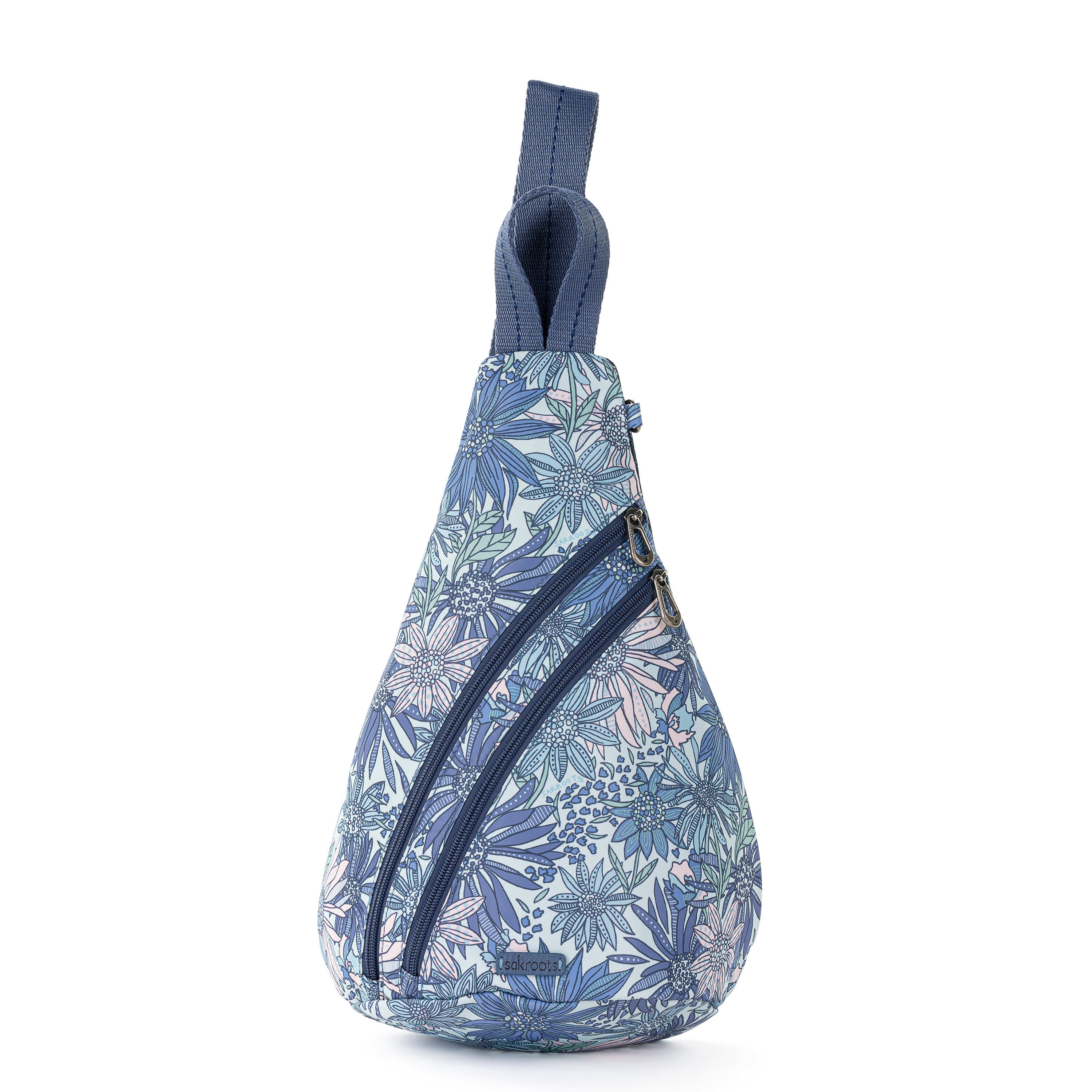 Eco Twill - Denim Flower Garden