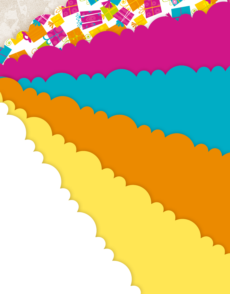 Fun Presents Scalloped Tissue Paper - Colorful Gift Wrapping & Craft Supplies for Parties, Weddings, Baby Showers & DIY Projects
