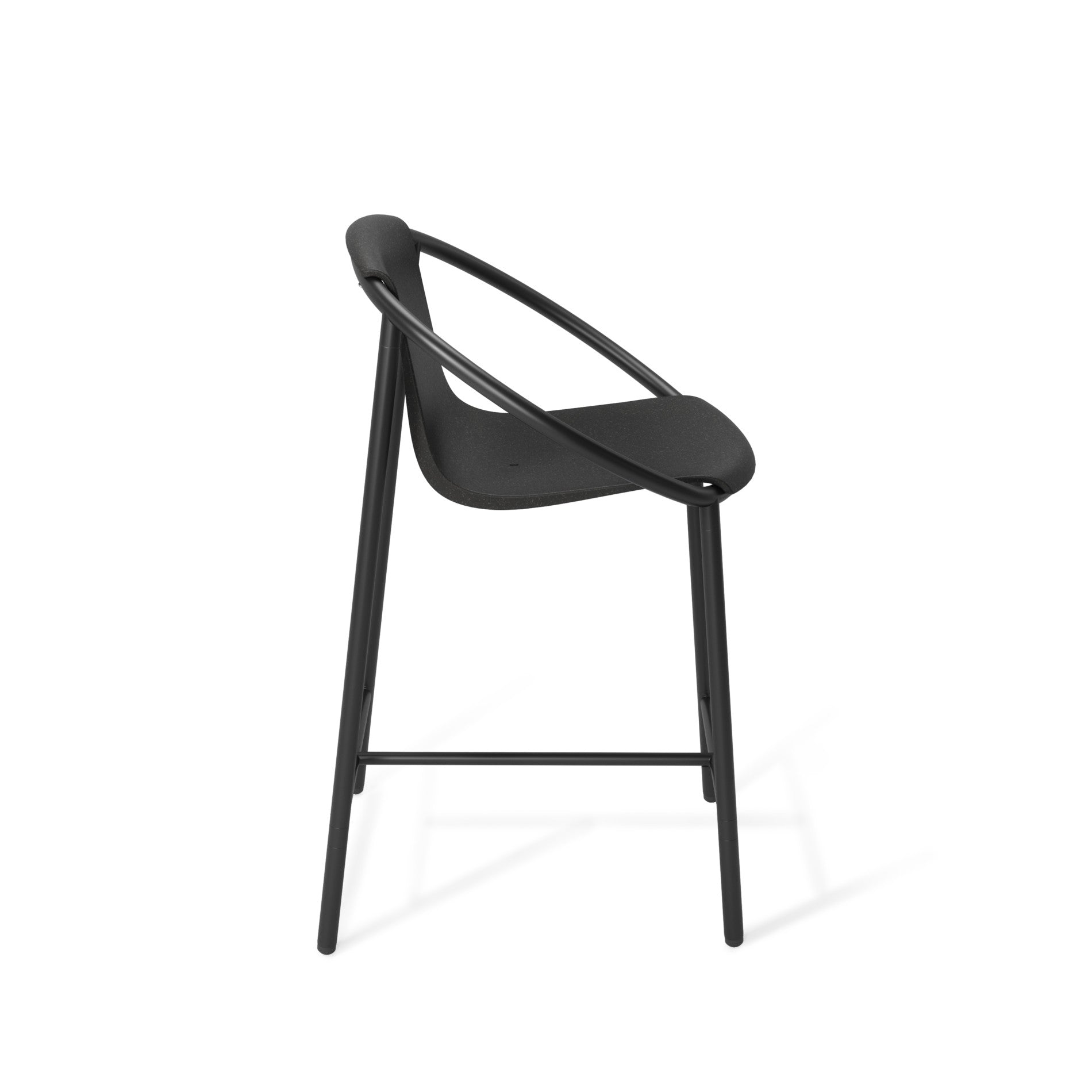 Ringo Counter Stool - Adjustable Height Bar Stool with Back Support for Kitchen Island, Breakfast Bar & Home Decor