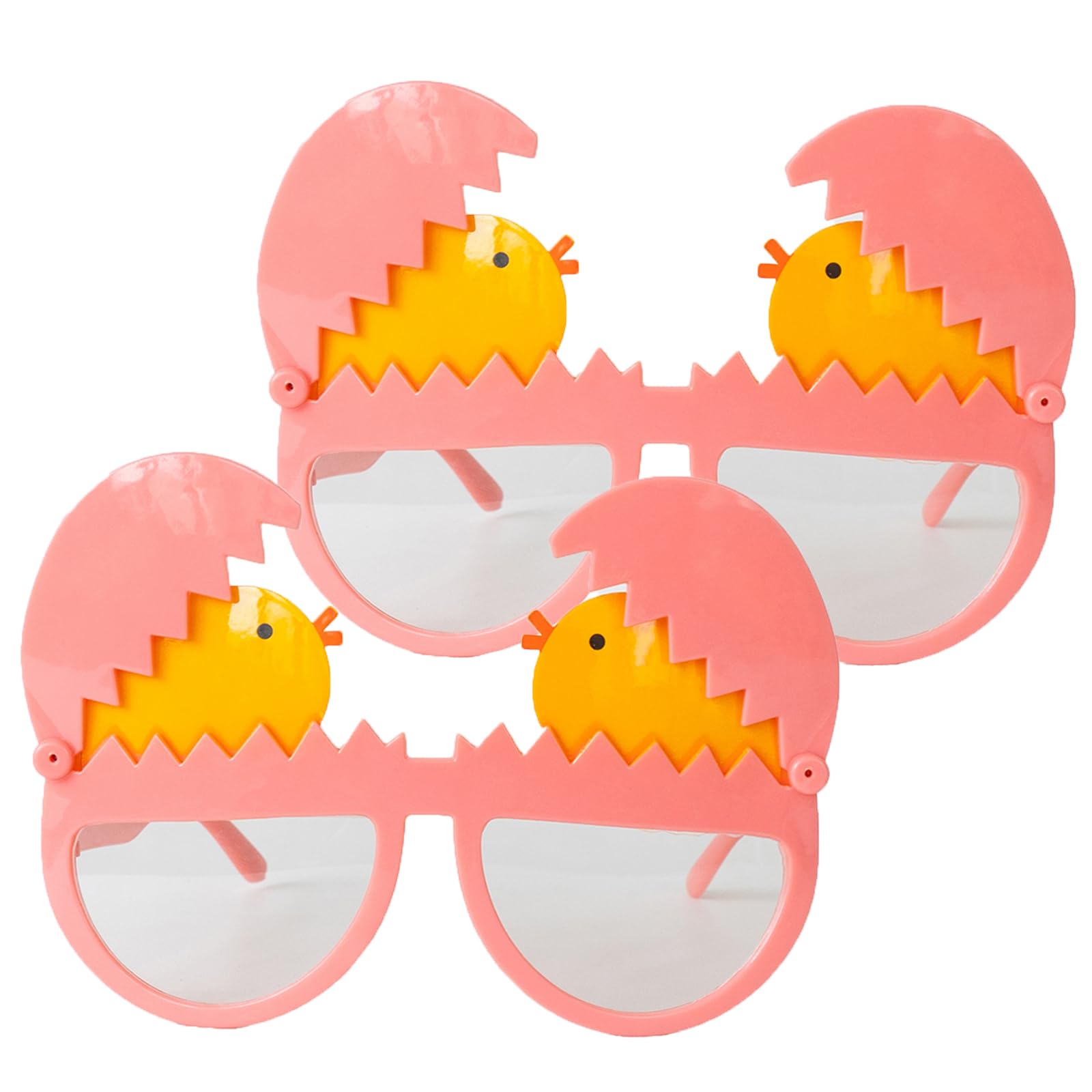 2Pcs Funny Plastic Party Glasses - Costume Accessories for Birthday, Halloween & Themed Parties - Perfect for Dress Up, Photo Props & Party Favors