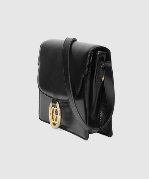 Gucci Small Leather Shoulder Bag for Women - Black Crossbody Purse | Fashionable Handbag for Work, Travel & Everyday Use