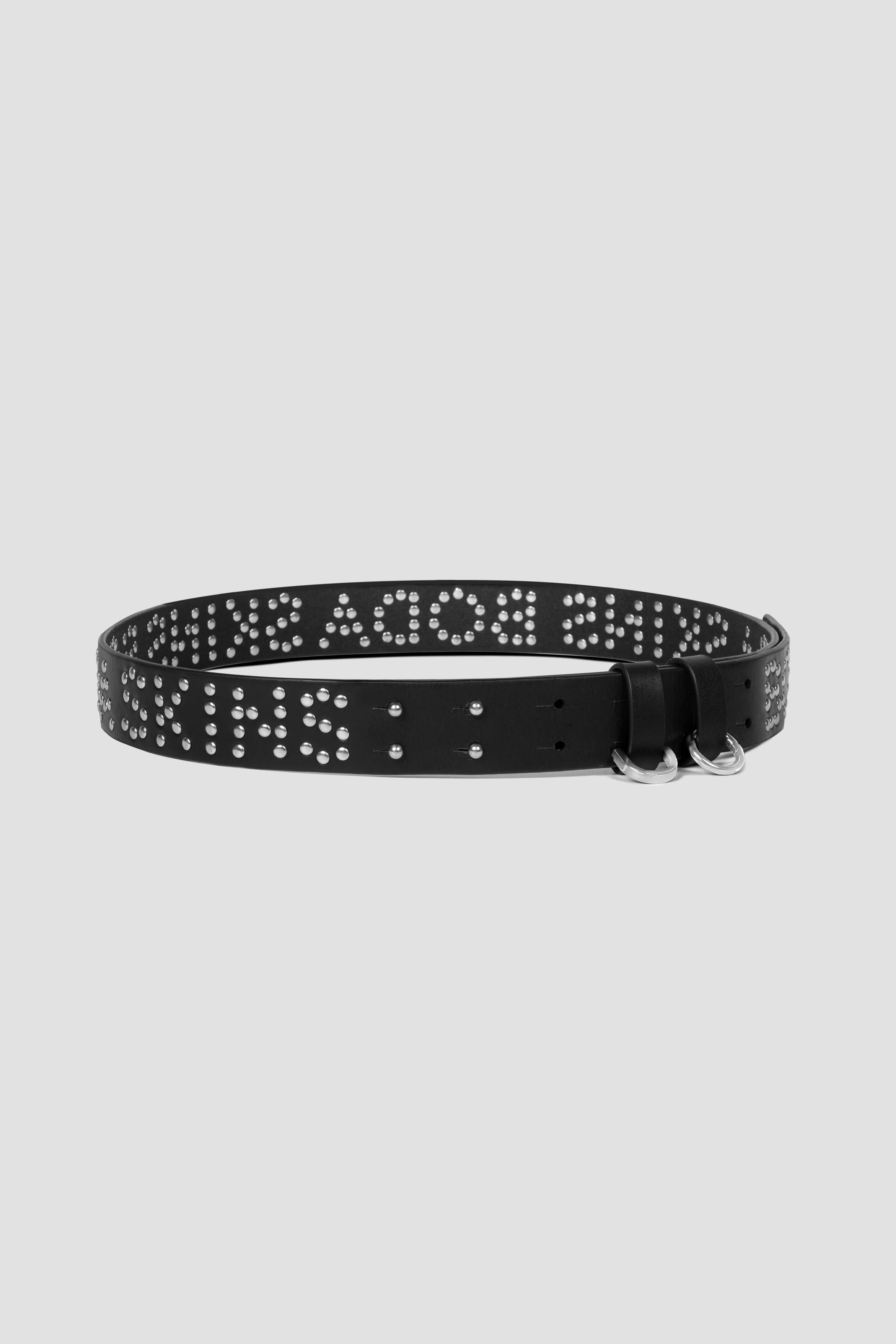 Stylish Studded Logo Saddle Pin Belt for Men & Women | Fashion Western Accessory | Perfect for Jeans, Dresses & Cowboy Boots