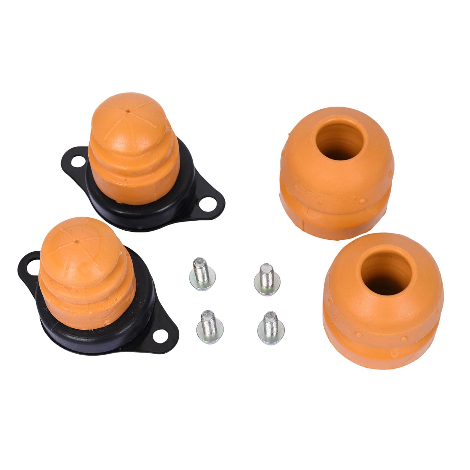 Ford Mustang 2005-2014 Front & Rear Bump Stops & Axle Jounce Bumper Set - Compatible with M-5570-A/M5570A - Heavy Duty Suspension Parts for Off-Roading & Performance Driving