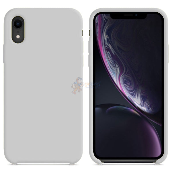 iPhone XR Slim Soft Silicone Case - Shockproof Protective Cover (White) - Perfect for Everyday Use, Travel & Outdoor Activities