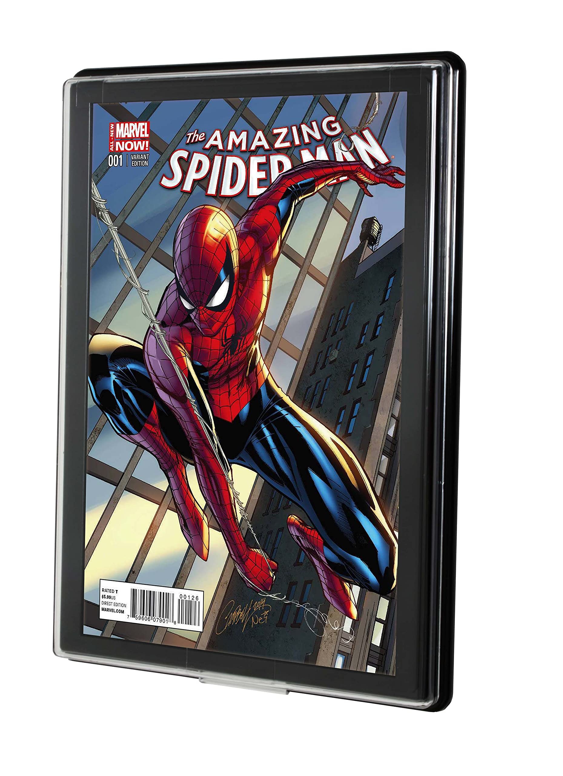 BCW Comic Book Showcase Frame - 2 Pack | Modern Comic Book Display Case & Wall Holder for Collectors | Perfect for Home, Office, or Comic Store Decor