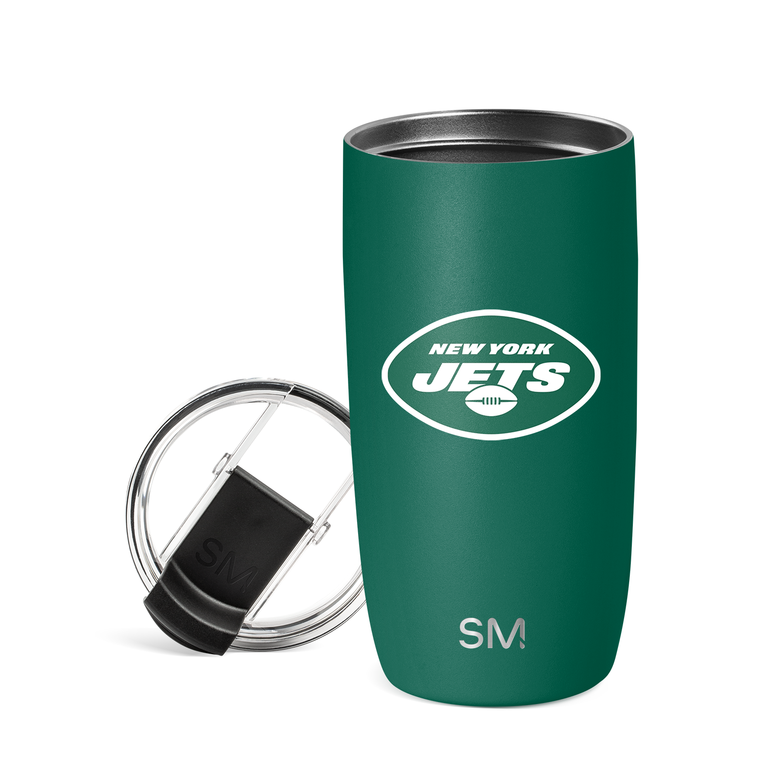 NFL Voyager 30oz Tumbler with Clear Flip Lid & Straw - Insulated Stainless Steel Travel Mug for Hot & Cold Drinks - Perfect for Football Games, Workouts, and Outdoor Adventures