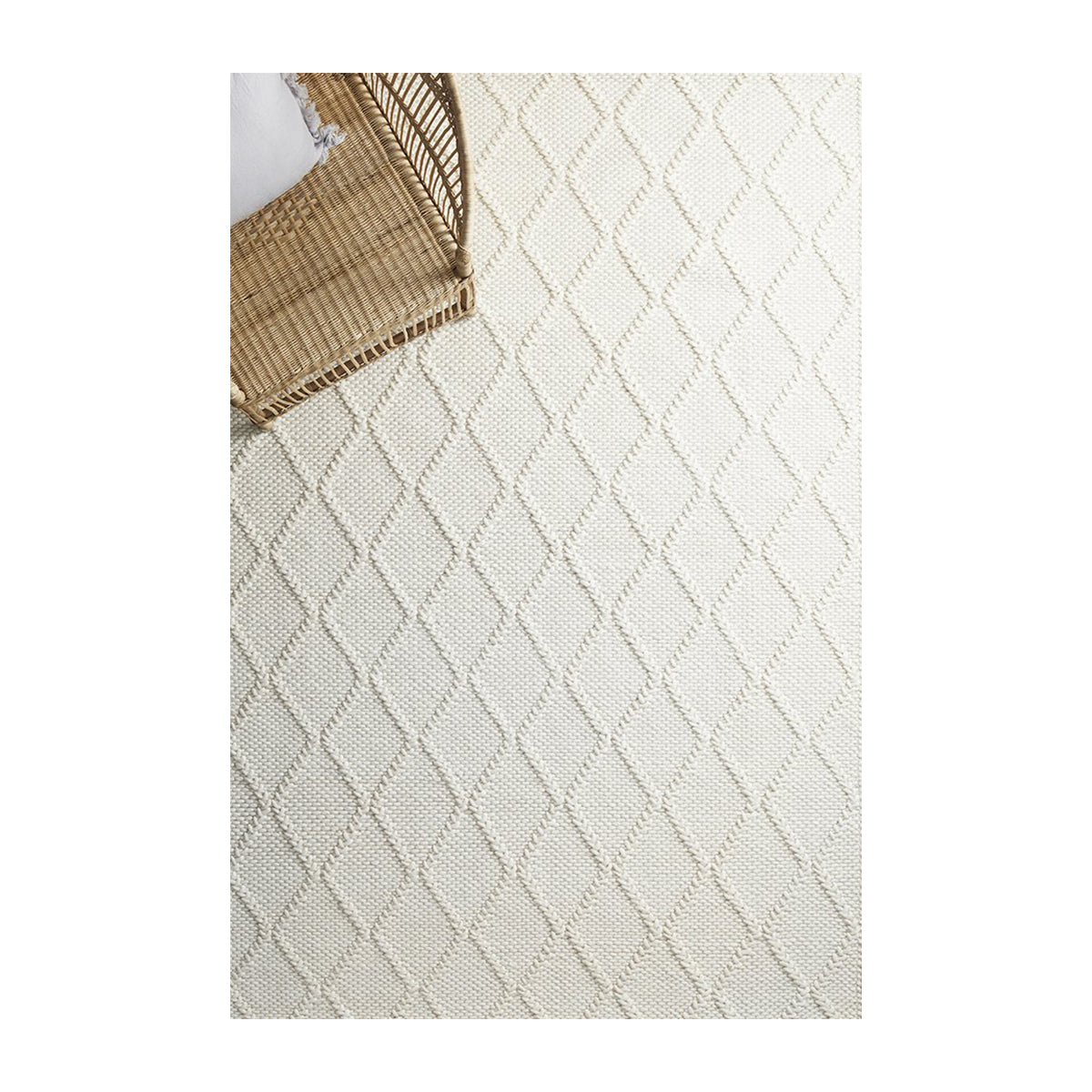 Premium Huxley White Area Rug - Soft Plush Shag Carpet for Living Room, Bedroom & Nursery - Cozy Home Decor & Floor Mat
