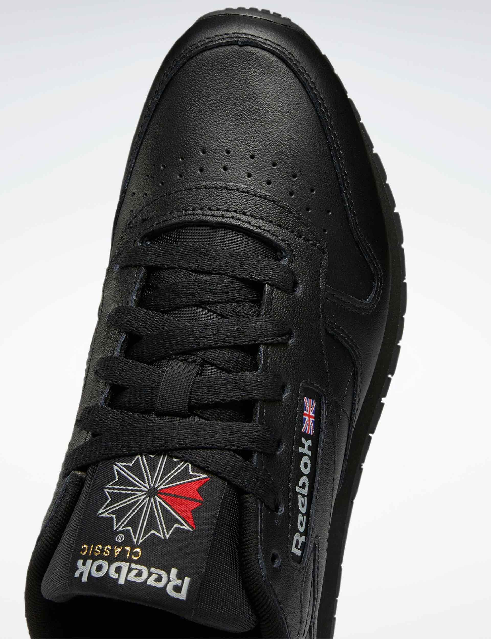 Premium Classic Leather Shoes for Men - Core Black/Pure Grey - Comfortable & Stylish Dress Shoes for Office, Business, and Formal Occasions