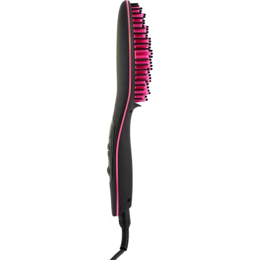 Frackkon Electric Hair Straightener Comb - Ceramic Fast Heating Digital Flat Iron with LCD Display & Adjustable Temperature for Smooth Styling - Perfect for Home, Travel, and Salon Use