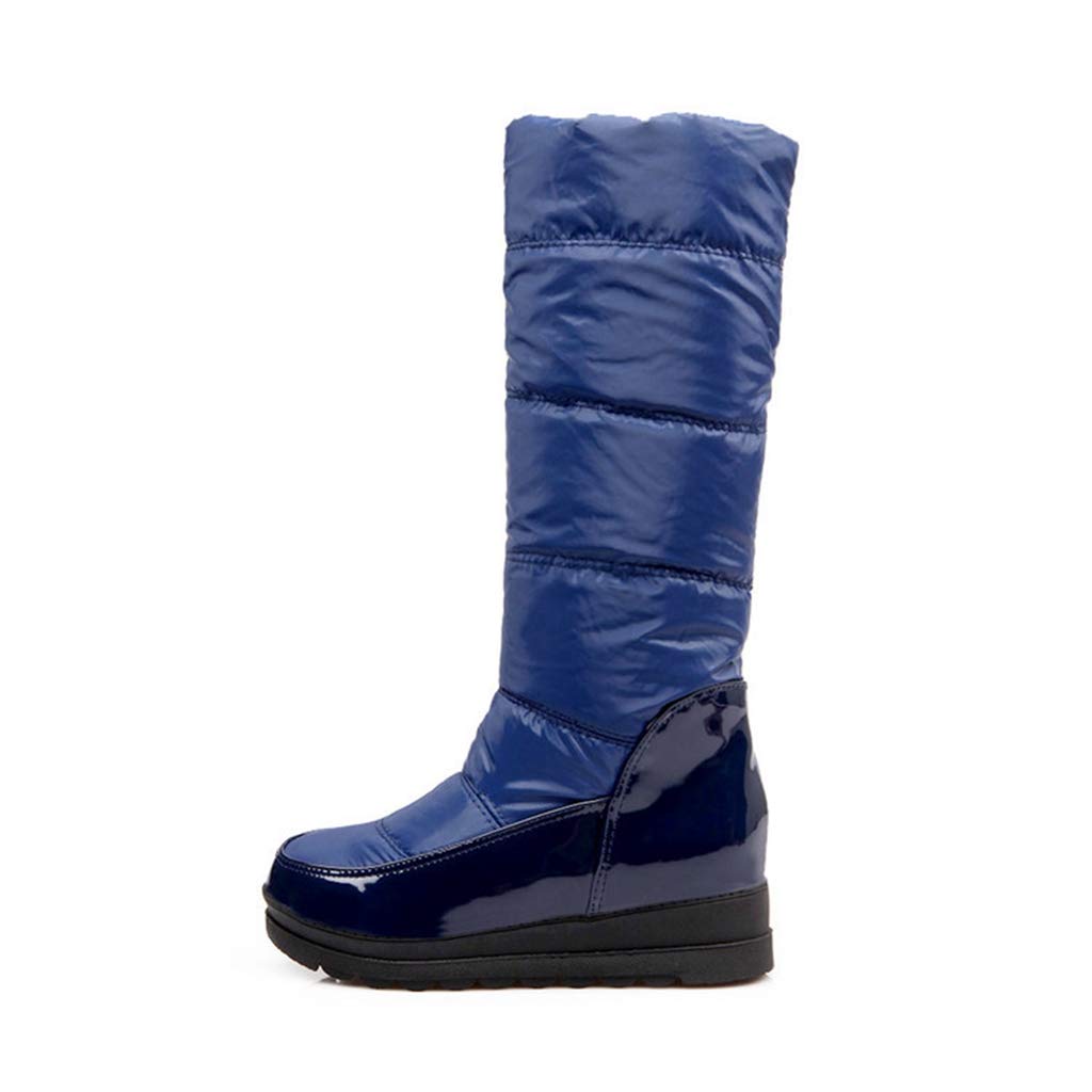 Women's Warm Fur Snow Boots - Insulated Lightweight Mid Calf Winter Boots with Wedge Platform for Outdoor Activities | Perfect for Snowy Days, Hiking and Cold Weather Fashion