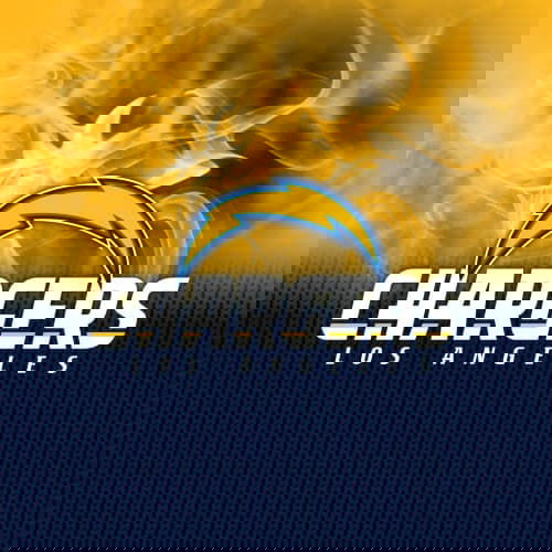 KR Strikeforce NFL on Fire Towel - Los Angeles Chargers Team Logo - Perfect for Game Day, Tailgating, and Sports Fan Gifts