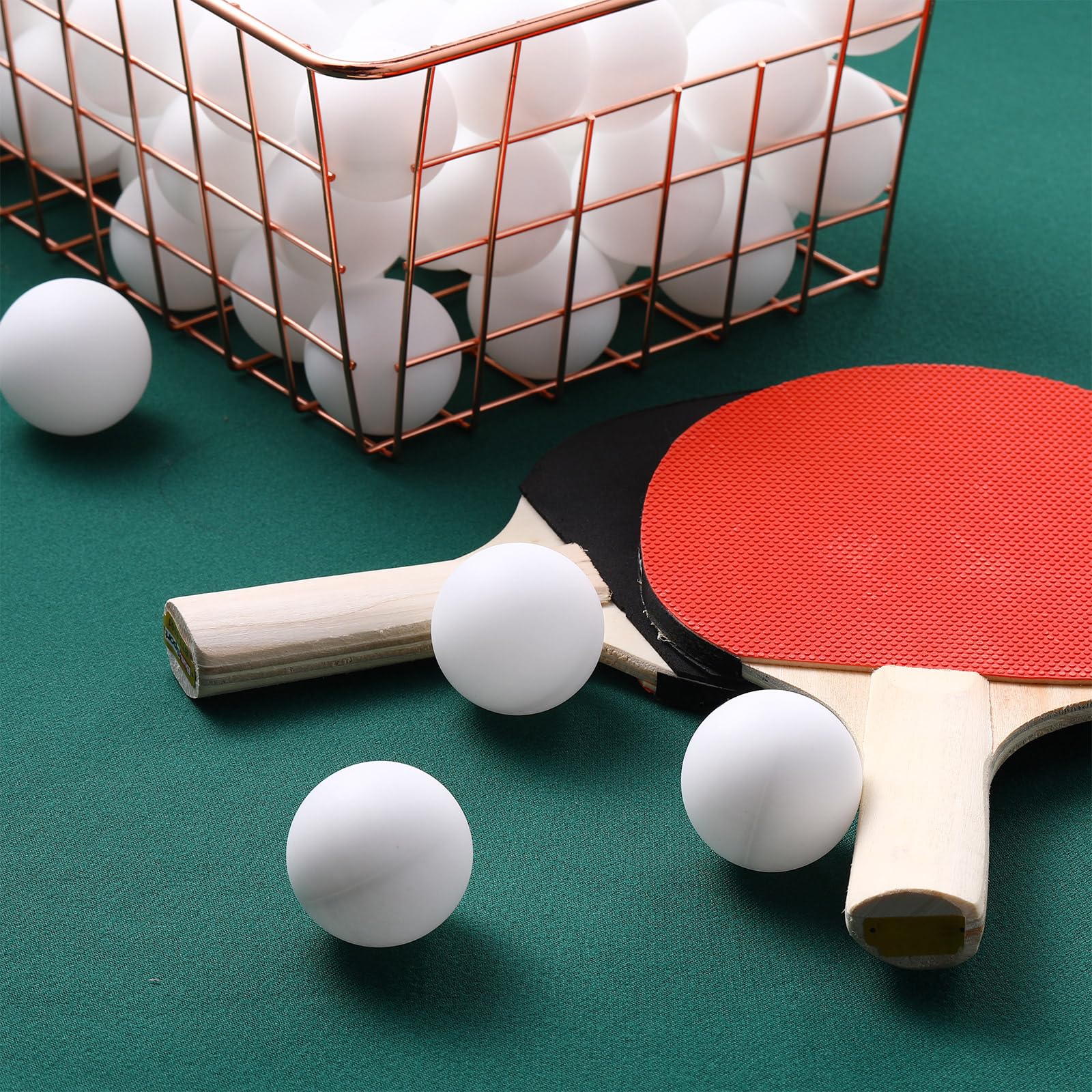 Lewtemi 300 Pack 2.4g 40mm Ping Pong Balls - High Bounce Plastic Table Tennis Balls for Beer Pong, Party Games, Sports & Arts & Crafts | Perfect for Indoor/Outdoor Activities, Decorations & Entertainment
