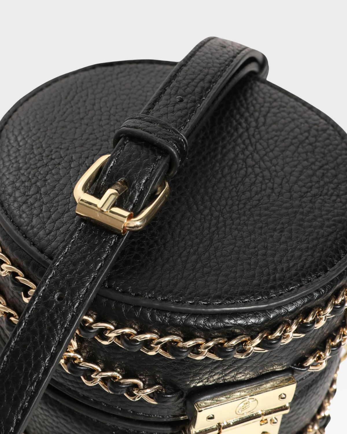 Stylish Black Evening Mini Barrel Crossbody Bag for Women - Perfect for Parties, Dates & Night Out