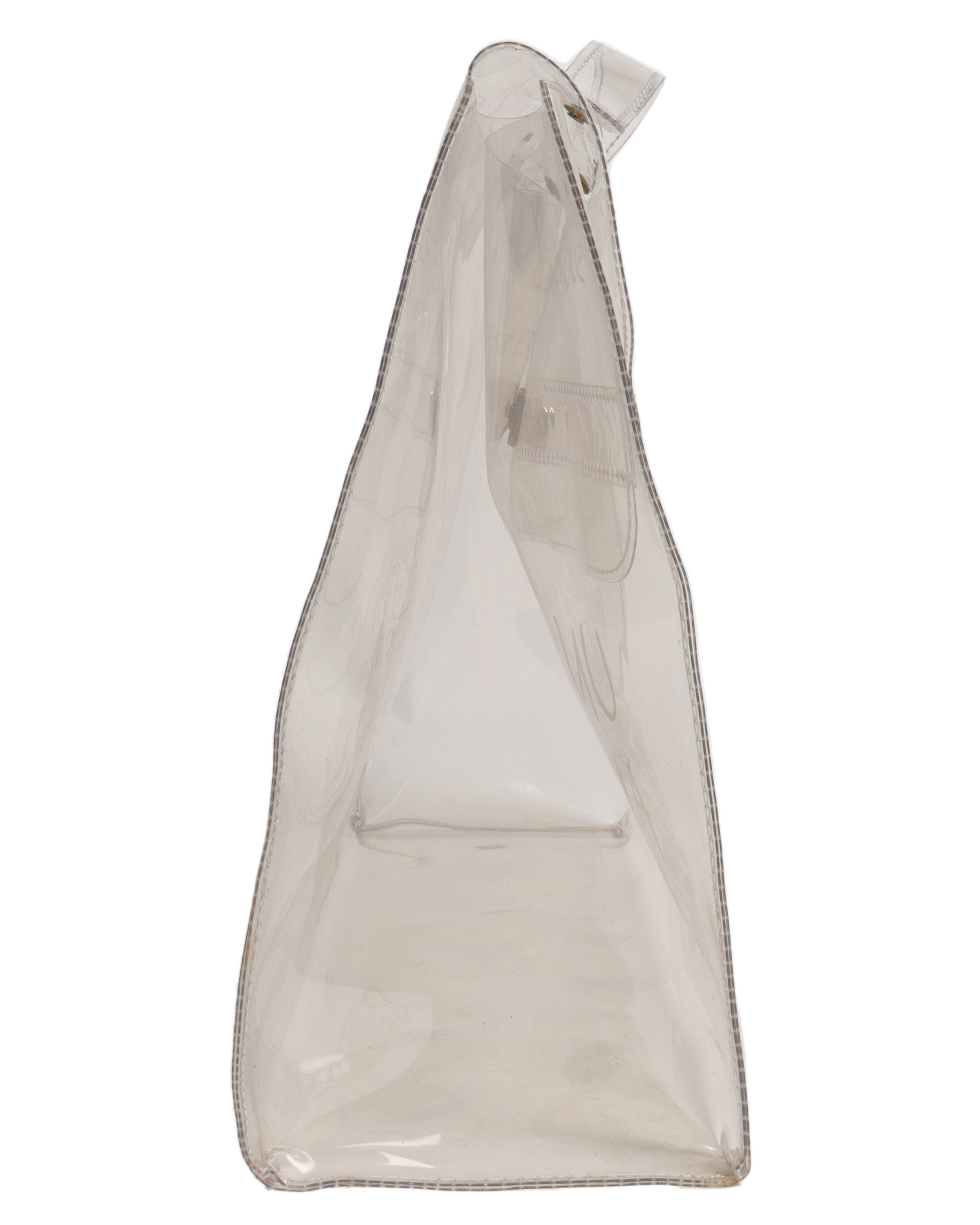 1997 Clear Promotional Kelly Bag - Stylish Transparent Handbag for Women, Fashionable Shoulder Bag for Parties, Events & Everyday Use