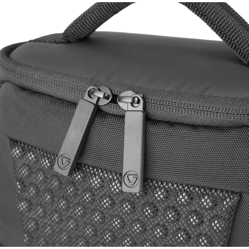 VEO 15M Black Camera Shoulder Bag - Waterproof DSLR Camera Case with Adjustable Strap for Photographers & Travel - Perfect for Outdoor Shooting, Travel Photography & Daily Use