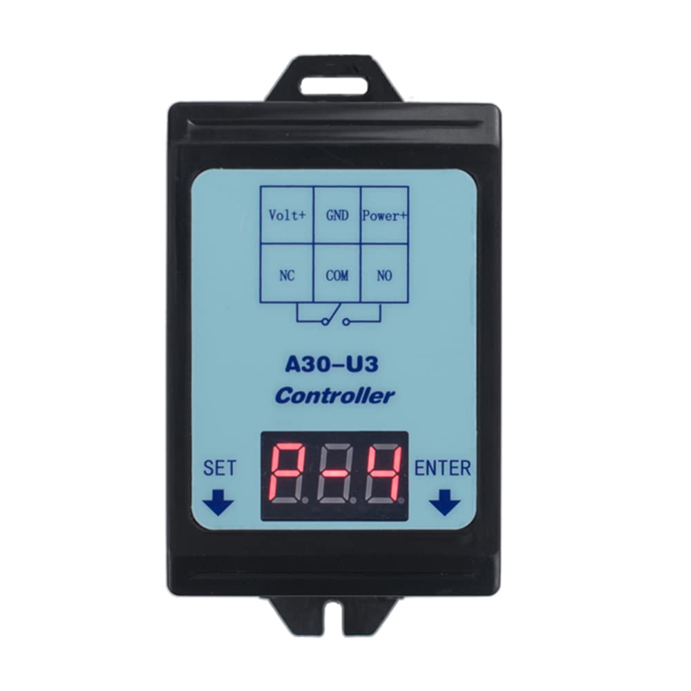 DC 6-80V Voltage Monitoring Relay with Time Delay | Undervoltage & Overvoltage Protection | 4 Operating Modes | Charging/Discharge Controller Module | Perfect for Solar Power Systems, Battery Backup & Industrial Equipment Protection
