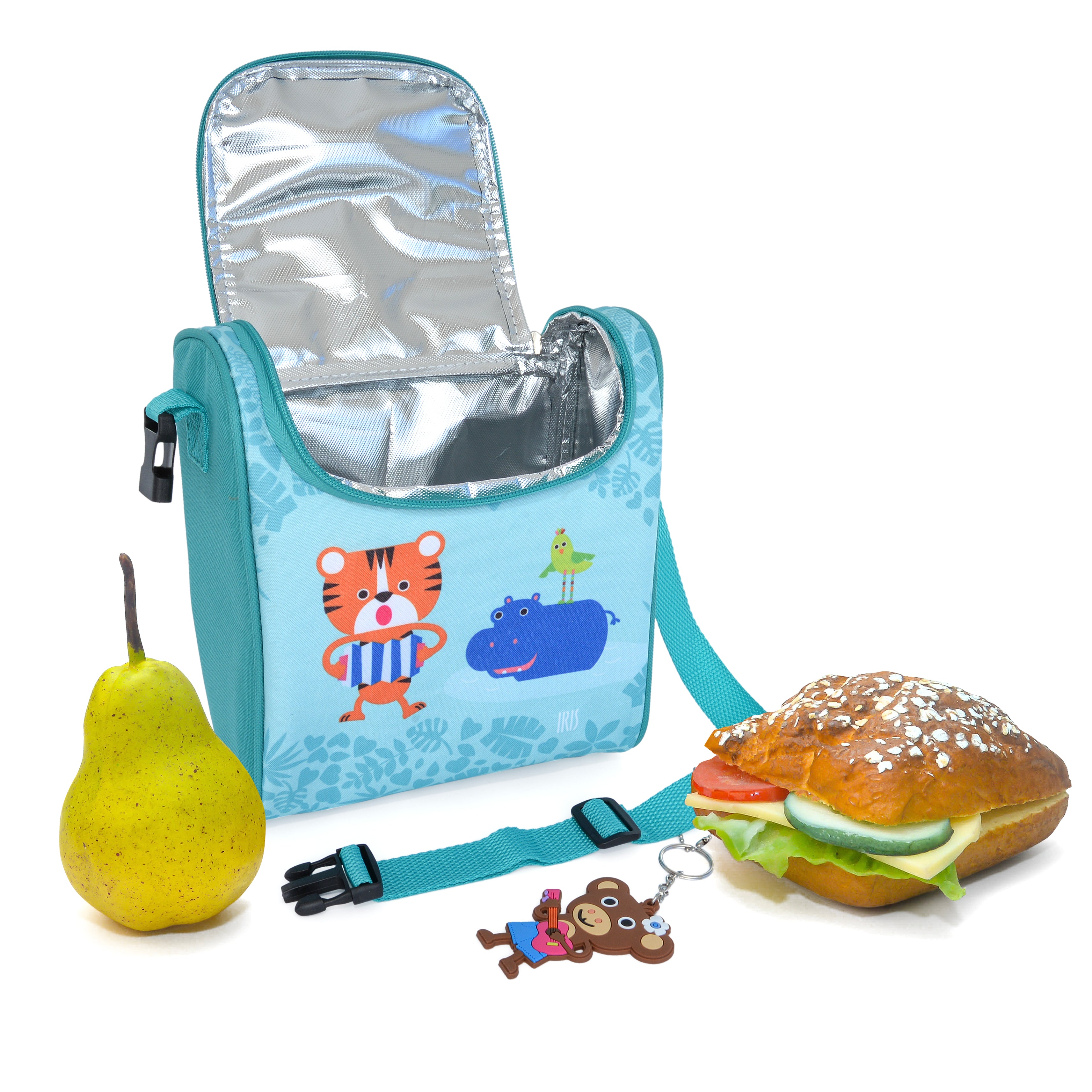 Funny Jungle Mint Baby Snack Bag - Healthy Organic Toddler Treats for On-the-Go, School & Travel Snacking