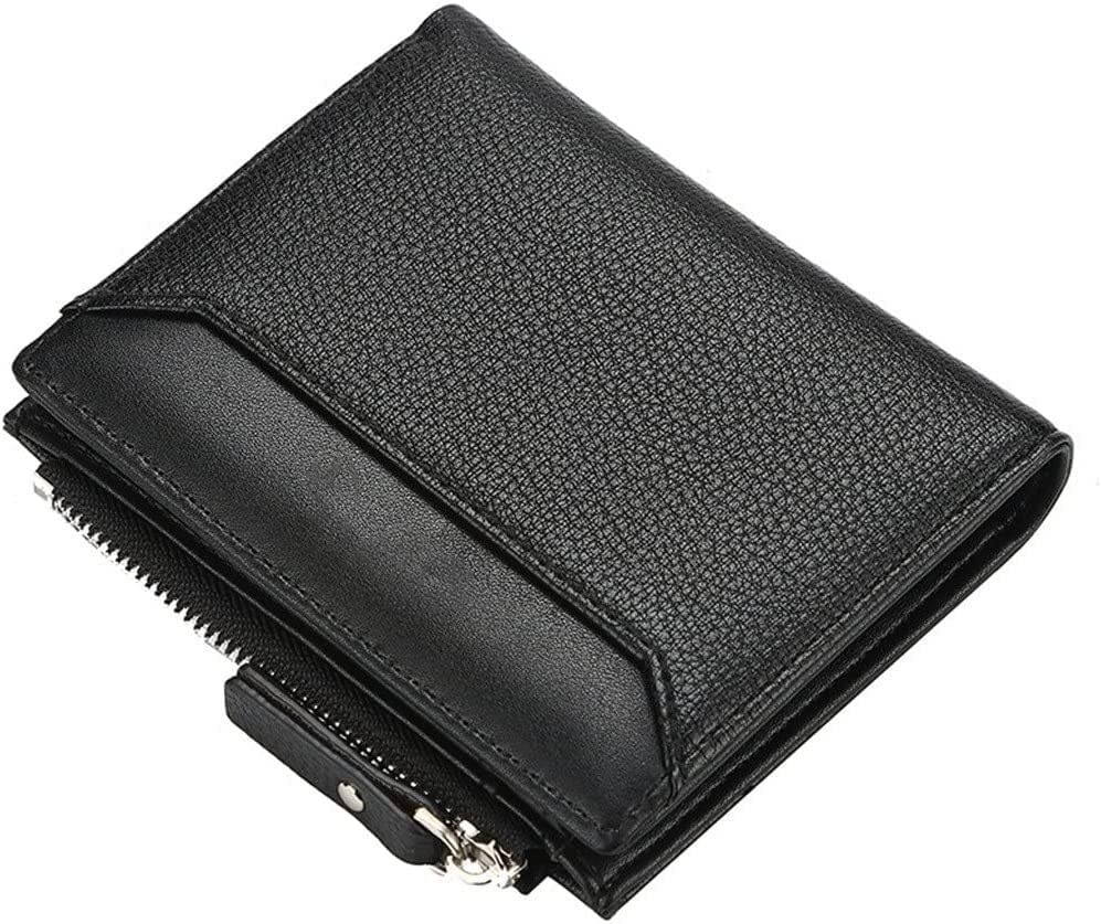 Premium Men's Leather Wallet - Slim Bifold Design with Coin Pocket & Multiple Card Slots | Durable RFID Blocking Business Wallet for Men | Ideal for Daily Use, Travel & Gifting (Color: Brown, Size: 1.5cm)