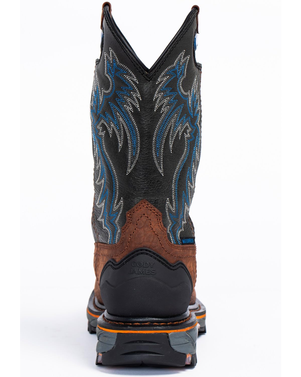 Cody James Men's Decimator Waterproof Western Work Boots with Nano Composite Toe - DBP-2 - Durable Safety Boots for Construction, Ranch Work & Outdoor Activities