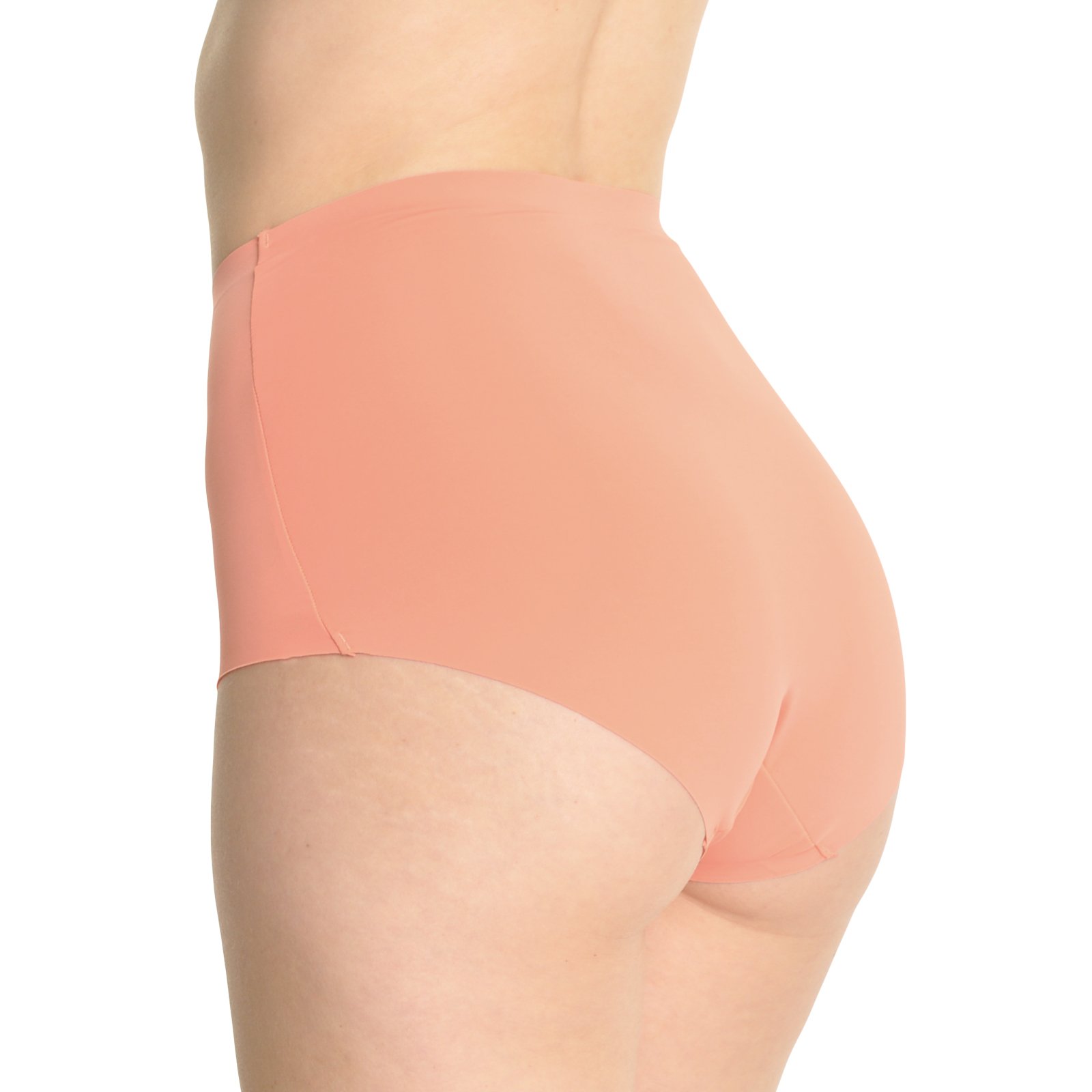 Angelina Women's Seamless Laser Cut Invisible Panties - 6 Pack Ultra Soft Nylon Underwear for Everyday Comfort & No Show Wear