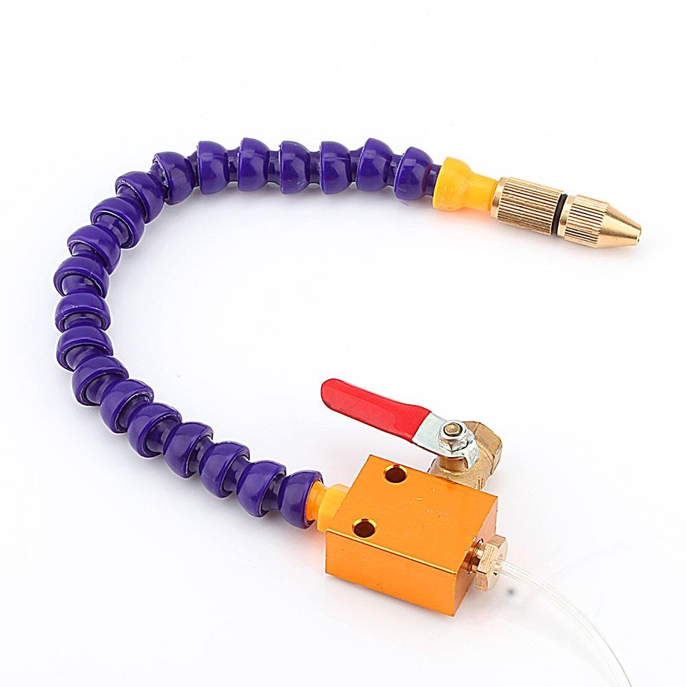 Adjustable Coolant Spray System with Magnetic Base - 8mm Air Pipe Thread for CNC Lathe, Milling & Drilling Machines | Perfect for Metalworking & Coolant Lubrication in Workshops