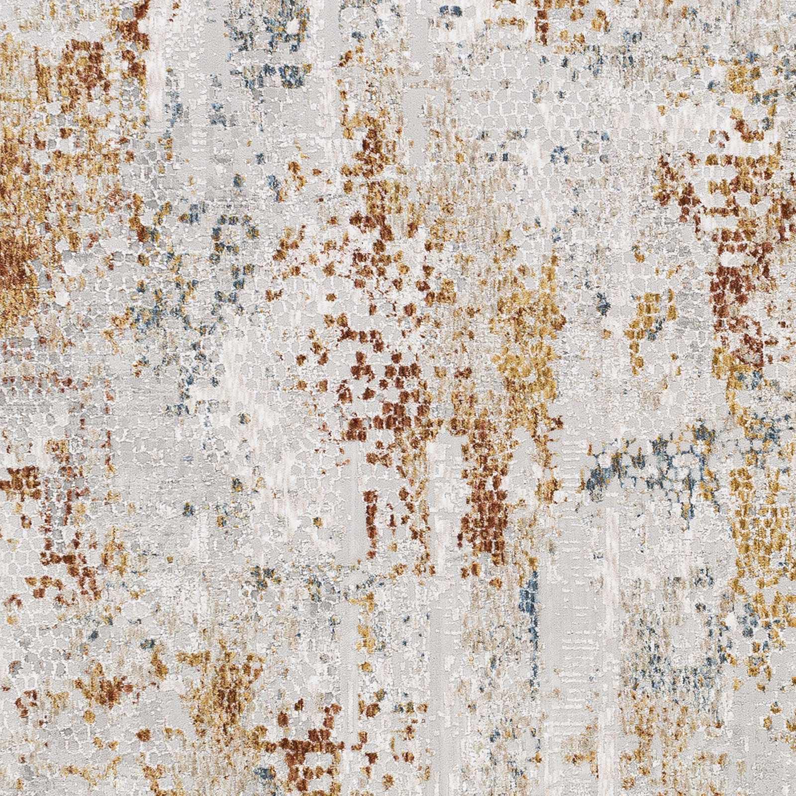 Modern Hauteloom Fulham Area Rug for Living Room & Bedroom - Blue, Brown, Red - 9' x 12' - Soft & Durable - Perfect for Home Decor, Cozy Spaces & High Traffic Areas