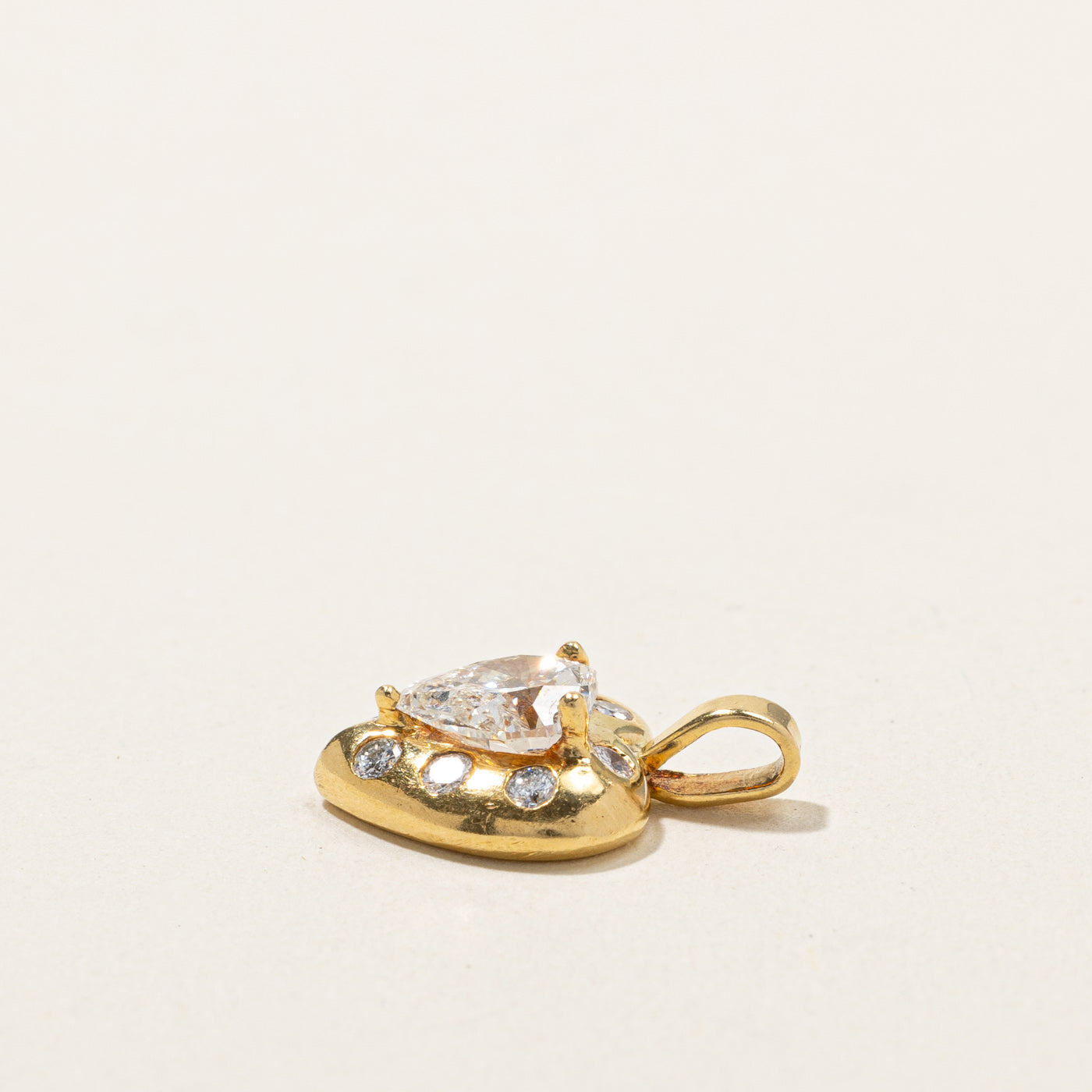 1.22ctw Heart Cut Diamond Pendant in 14K Gold - SI2 G/H Clarity & Color - Perfect for Valentine's Day & Anniversary Gifts