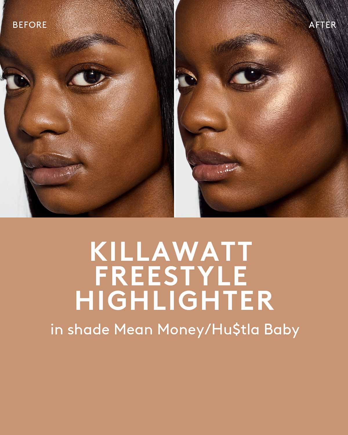 Mini Killawatt Freestyle Highlighter - Hu$tla Baby | Vegan Cruelty-Free Makeup Highlighter Stick for Cheeks & Eyes | Perfect for Everyday Glow & Night Out Makeup