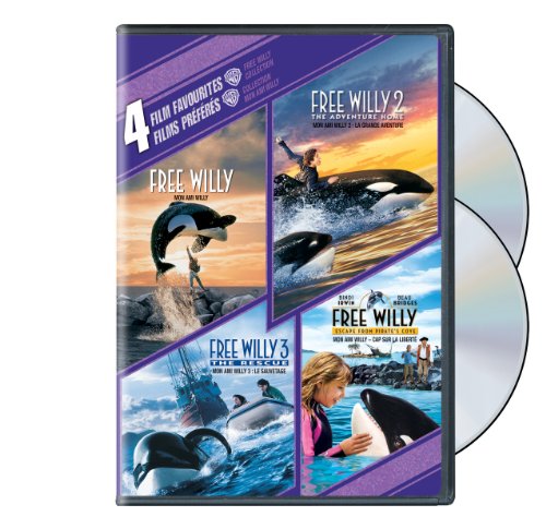 Free Willy 1-4 Movie Collection (Bilingual) – Family-Friendly Whale Adventure Films for Movie Nights & Kids' Entertainment