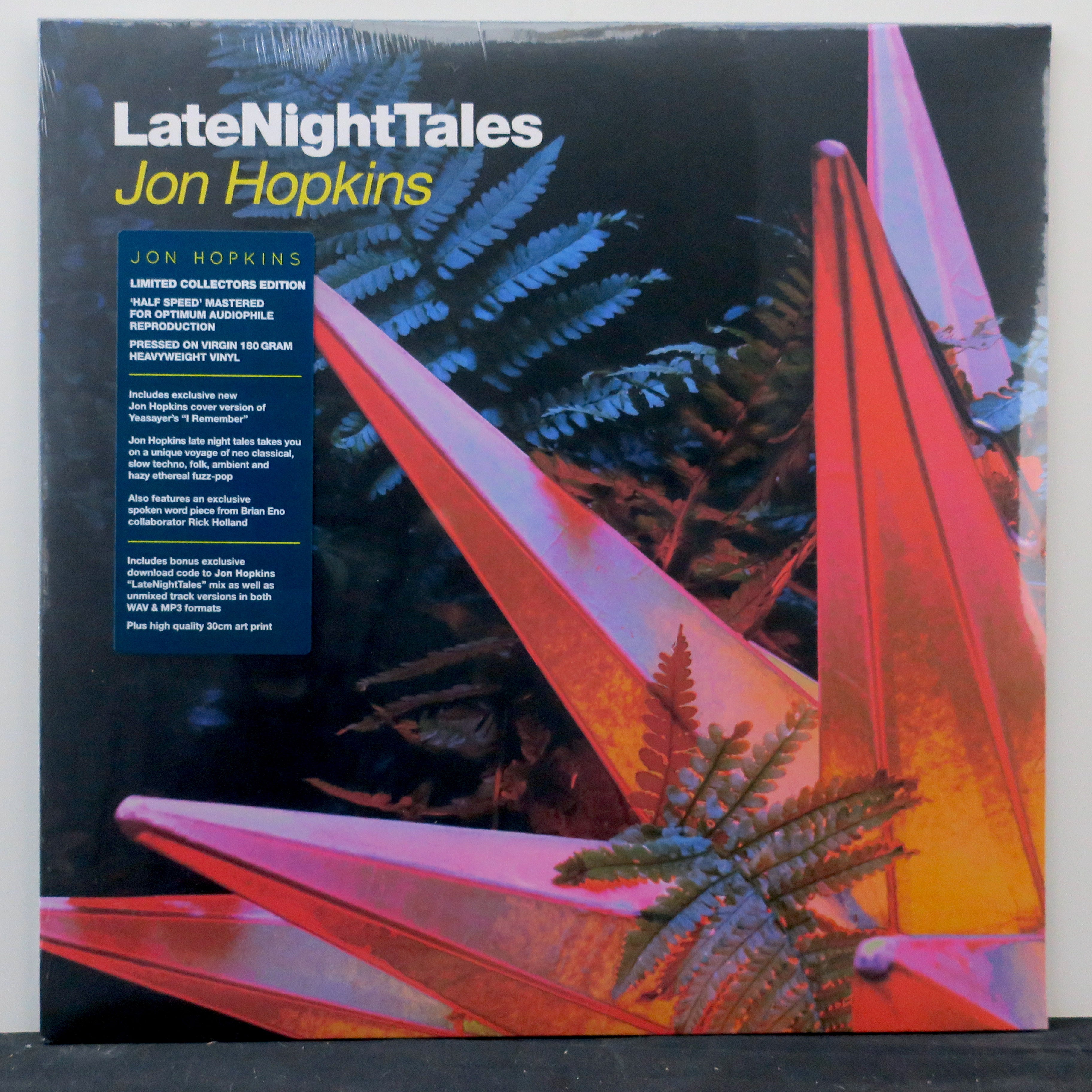 JON HOPKINS 'Late Night Tales' 180g Vinyl 2LP Record - Limited Edition Audiophile Vinyl for Music Lovers & Collectors - Perfect for Late Night Listening & Vinyl Collections