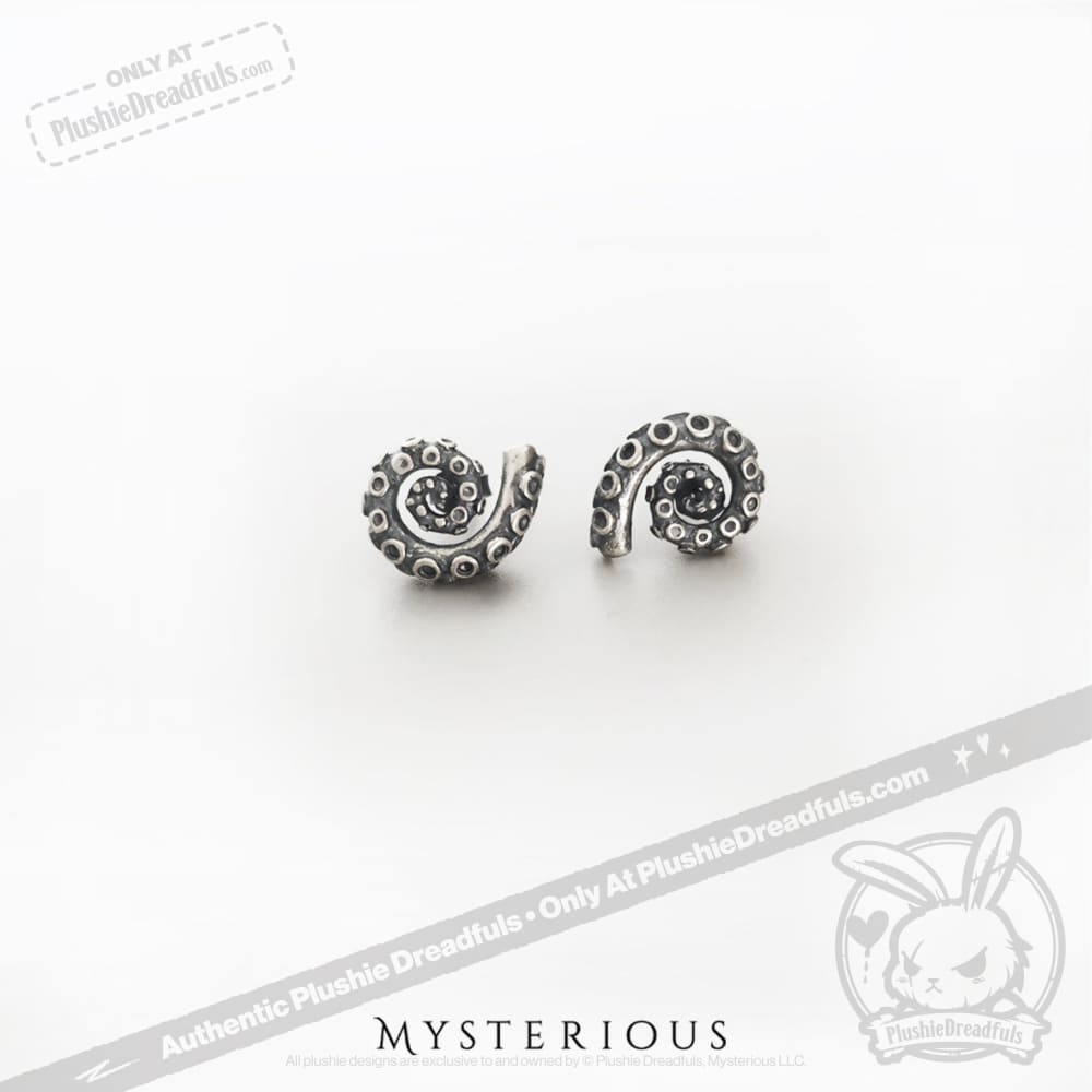 Silver Tentacle Jewelry Set - Unique Handmade Octopus Tentacle Earrings & Necklace for Women - Perfect for Cosplay, Halloween & Boho Fashion