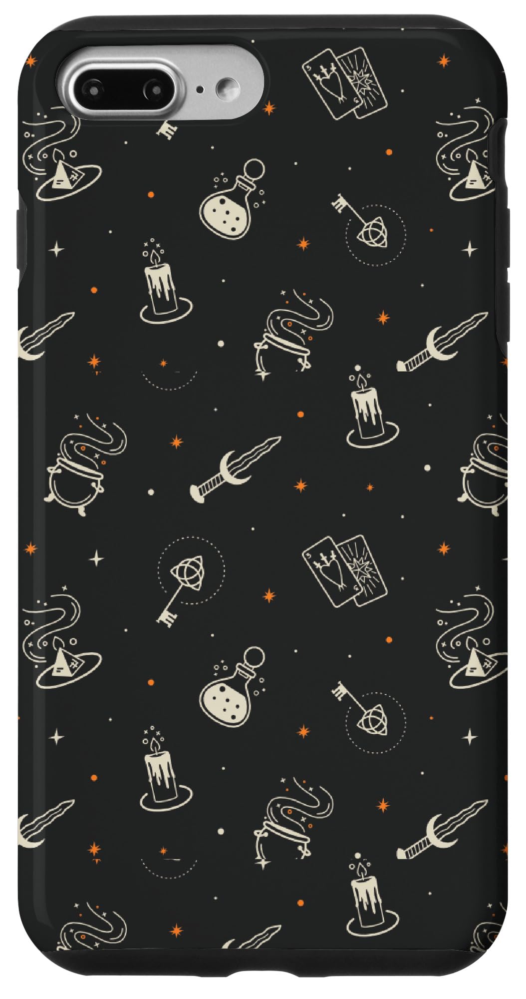 iPhone 7 Plus/8 Plus Halloween Witch Case - Cute & Protective Phone Cover for Trick or Treating, Parties & Spooky Season